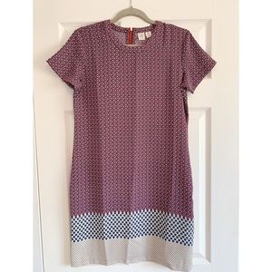 Patterned sheath dress